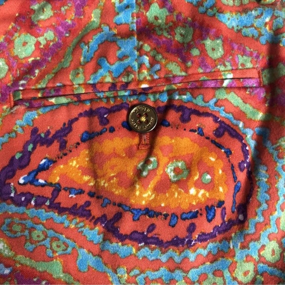 ❤️ Lauren Ralph Lauren Paisley Chino Shorts - Picture 6 of 11